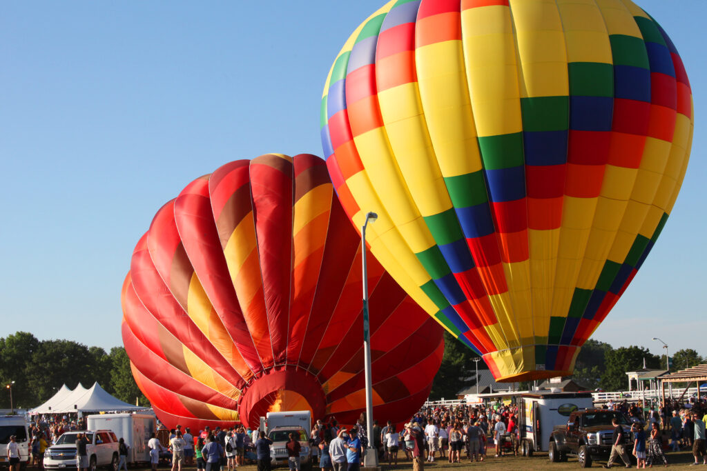 photo of ballons at Dutchess County Balloonfest