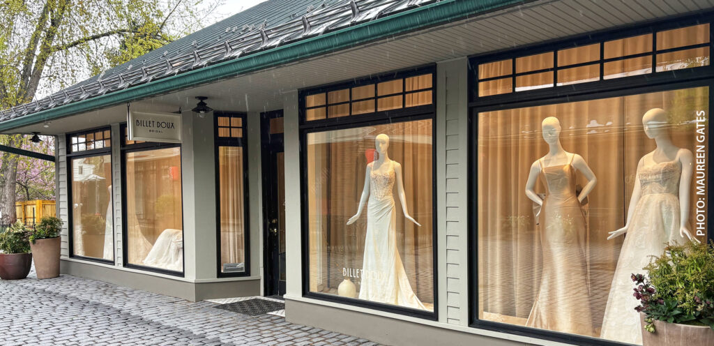 billet doux shop window